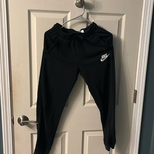 Boy size large Black Nike Joggers